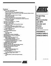 DataSheet AT80C51SND1C pdf